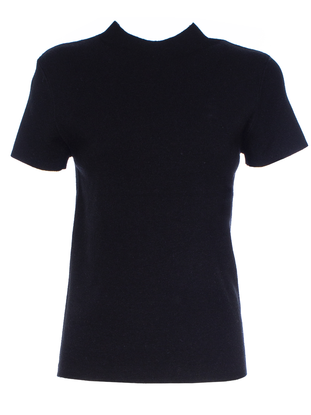MAGLIA MANICA CORTA, 3 TG, 30% AC 22%NY 20%VI 28%PL, MADE IN PRC    - BLACK